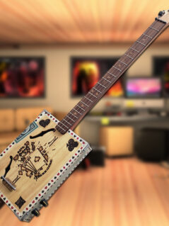 Cigar Box Guitar "Poker de Ases"
