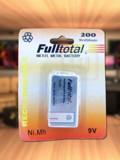 Batería recargable de 9V