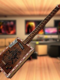 Cigar Box Guitar "Pickup Eagle"