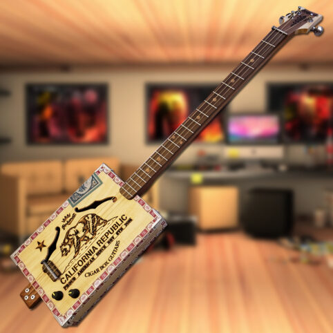 Cigar Box Guitar "California Republic"