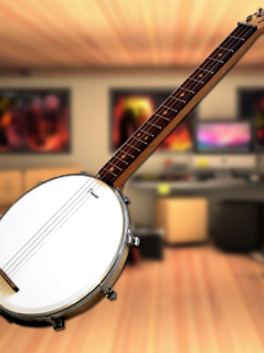 Cigar Box Guitar "BANJO" acústico