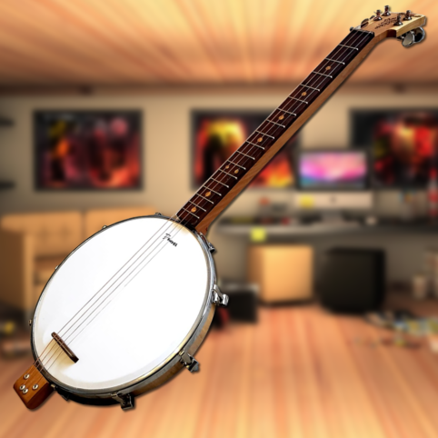 Cigar Box Guitar "BANJO" acústico