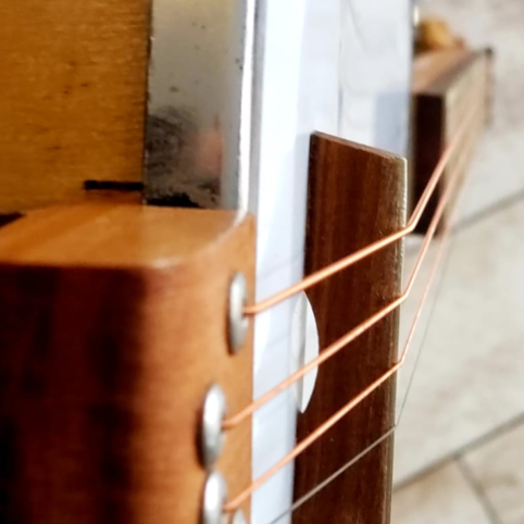 Cigar Box Guitar "BANJO" acústico - Imagen 5