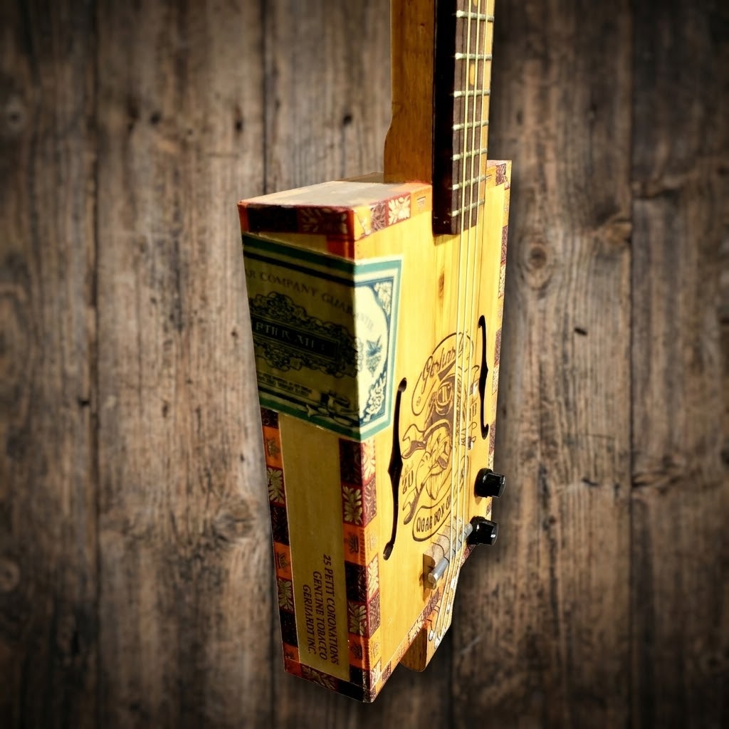 Cigar Box Guitar "Racing Eagle" - Imagen 4