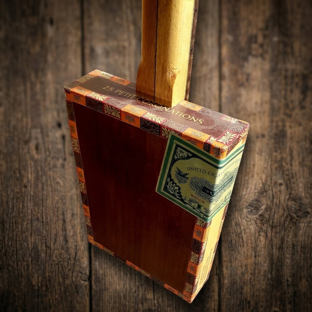 Cigar Box Guitar "Racing Eagle" - Imagen 14